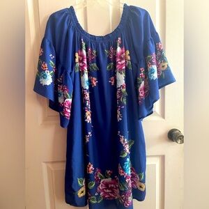 Umgee Royal Blue Dress (lined)
